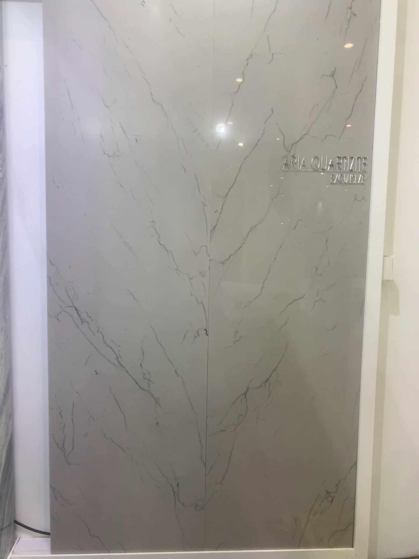 Aria White Quartzite Slabs