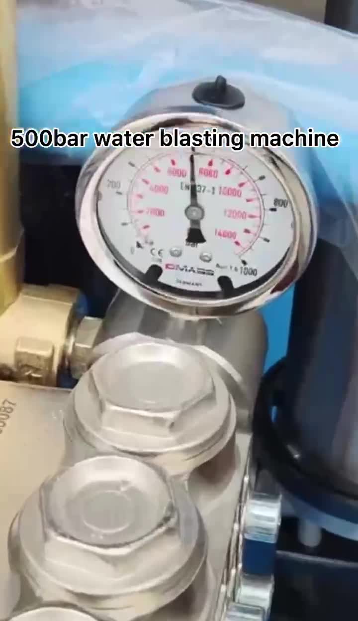 Hydro 500 Bar Water Blasting Machine Manual Process Wh-5018