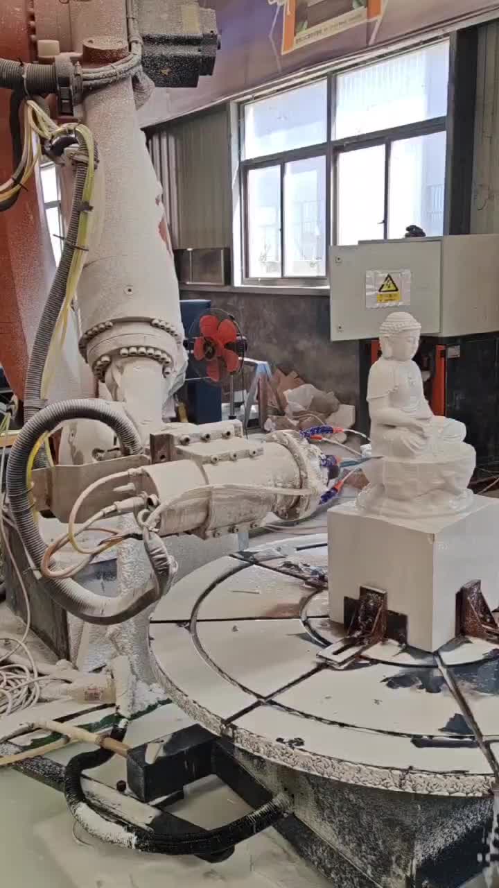 Robot Engraving - Stone Carving Robotic Machine