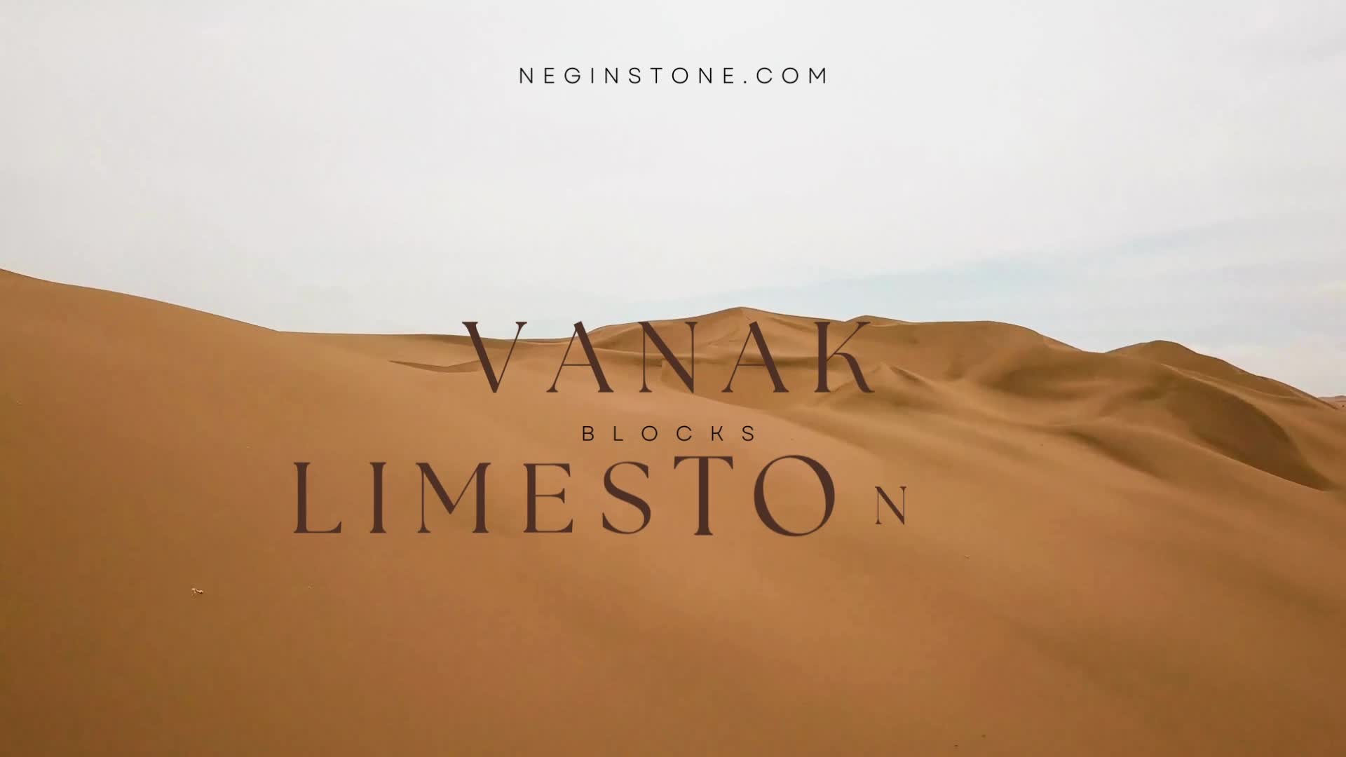 Cream Vanak Limestone Blocks