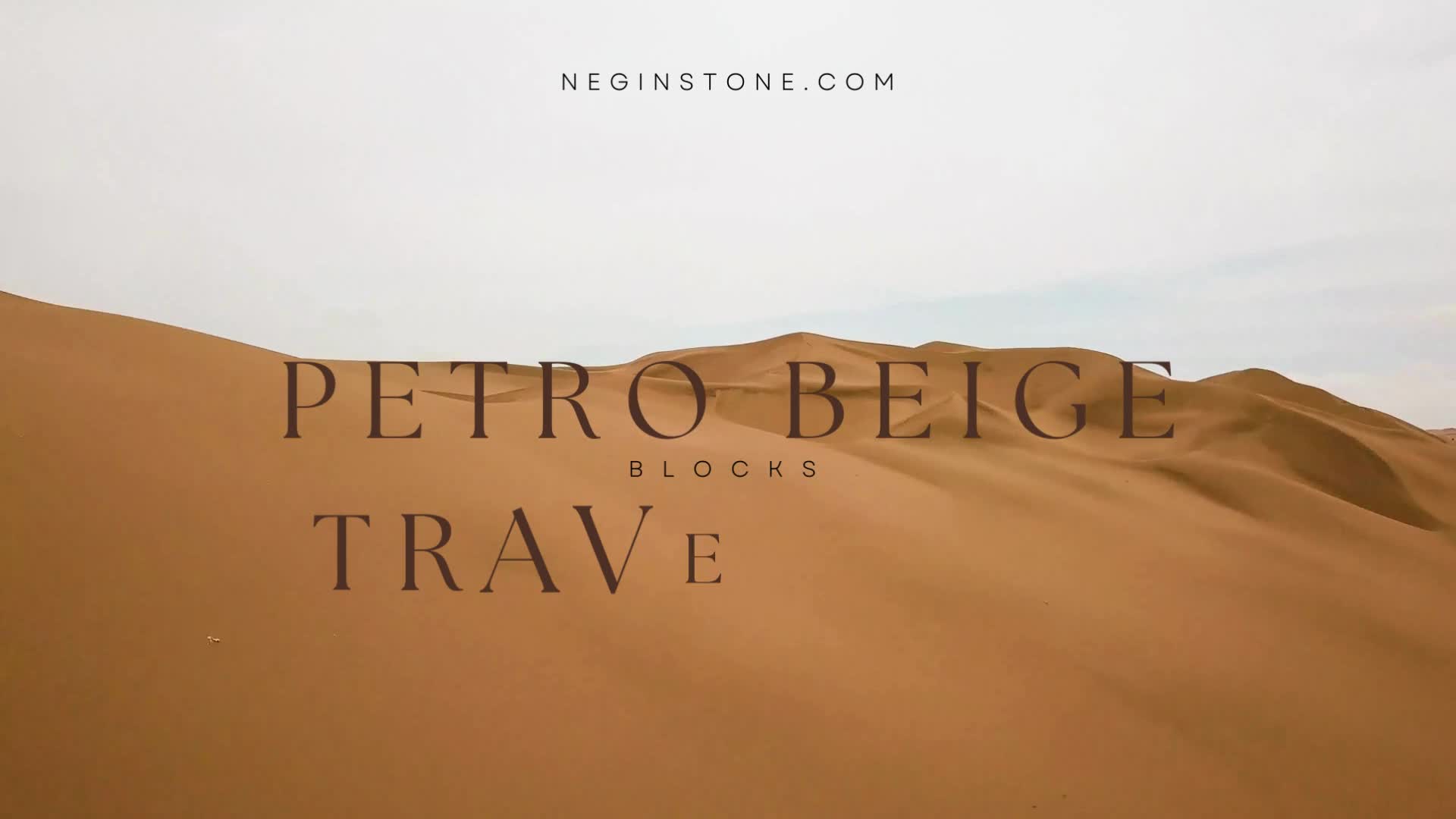 Petro Beige Travertine Blocks