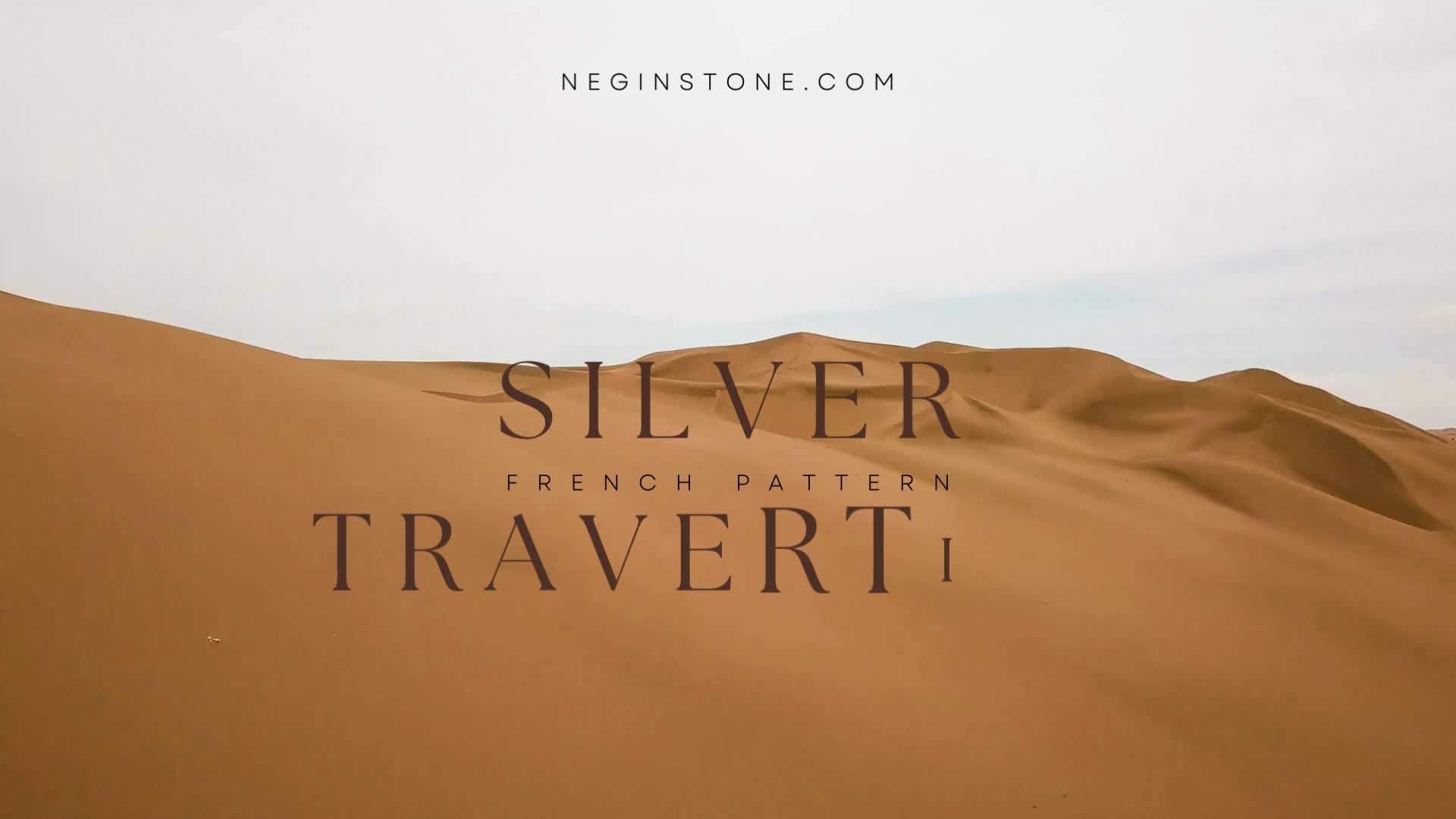 Silver Travertine Pattern Set