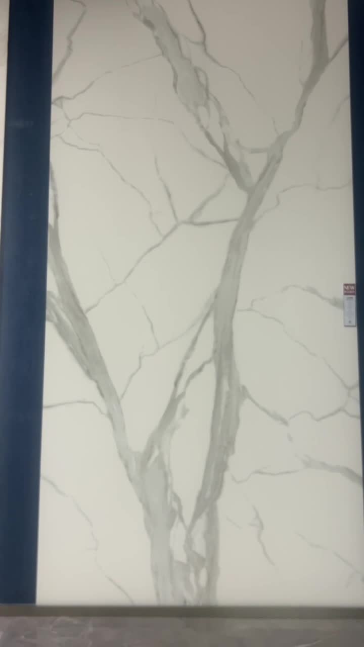 1600X3200x12mm SUPER SNOW WHITE Sintered Stone Slabs