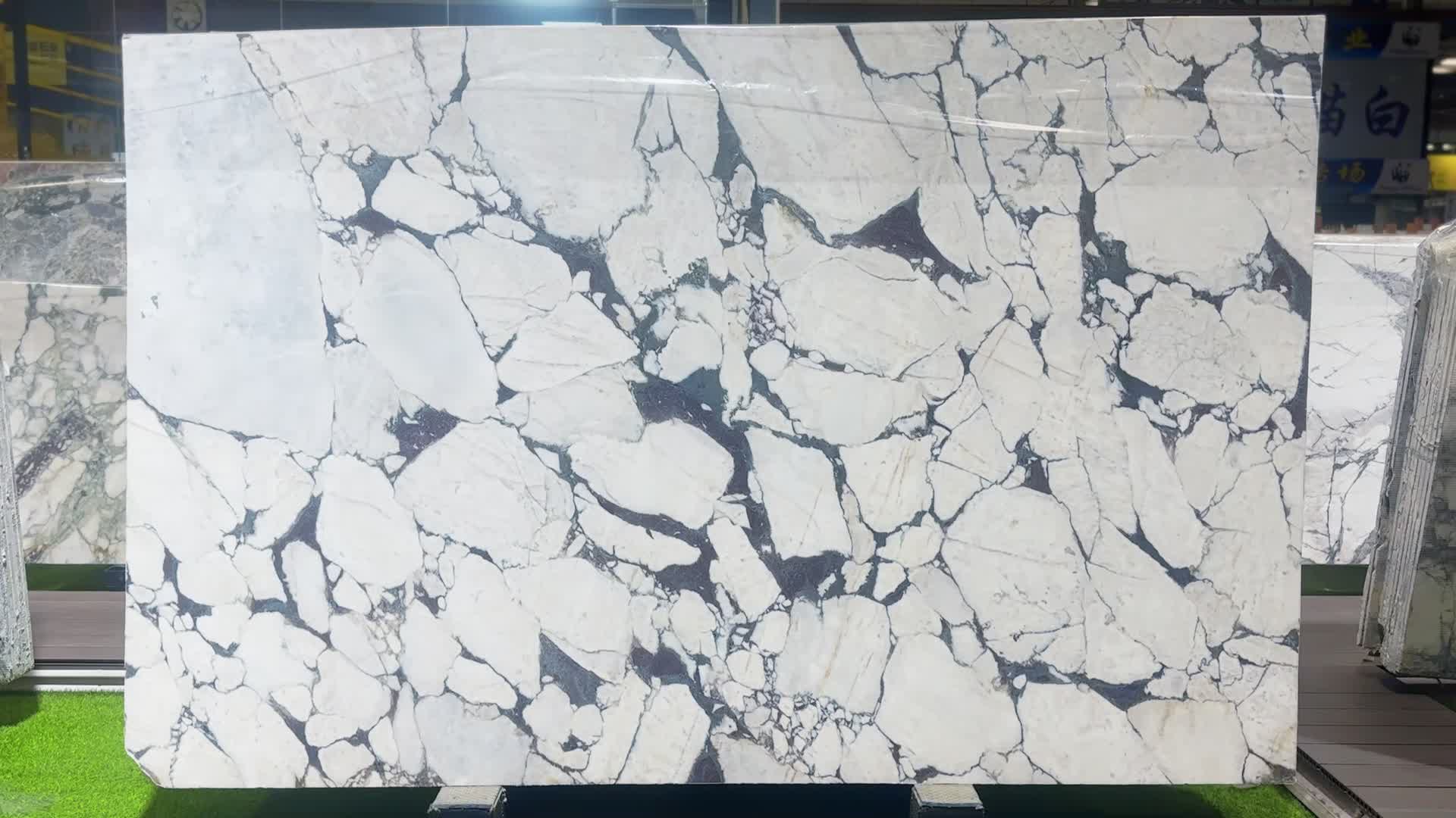 Bulgari White Marble Slabs From Turkey For Luxury House