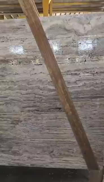 Persian Travertine Light Silver Takab  Rough Block Blocks