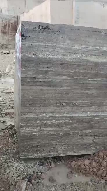 Silver Travertine Blocks