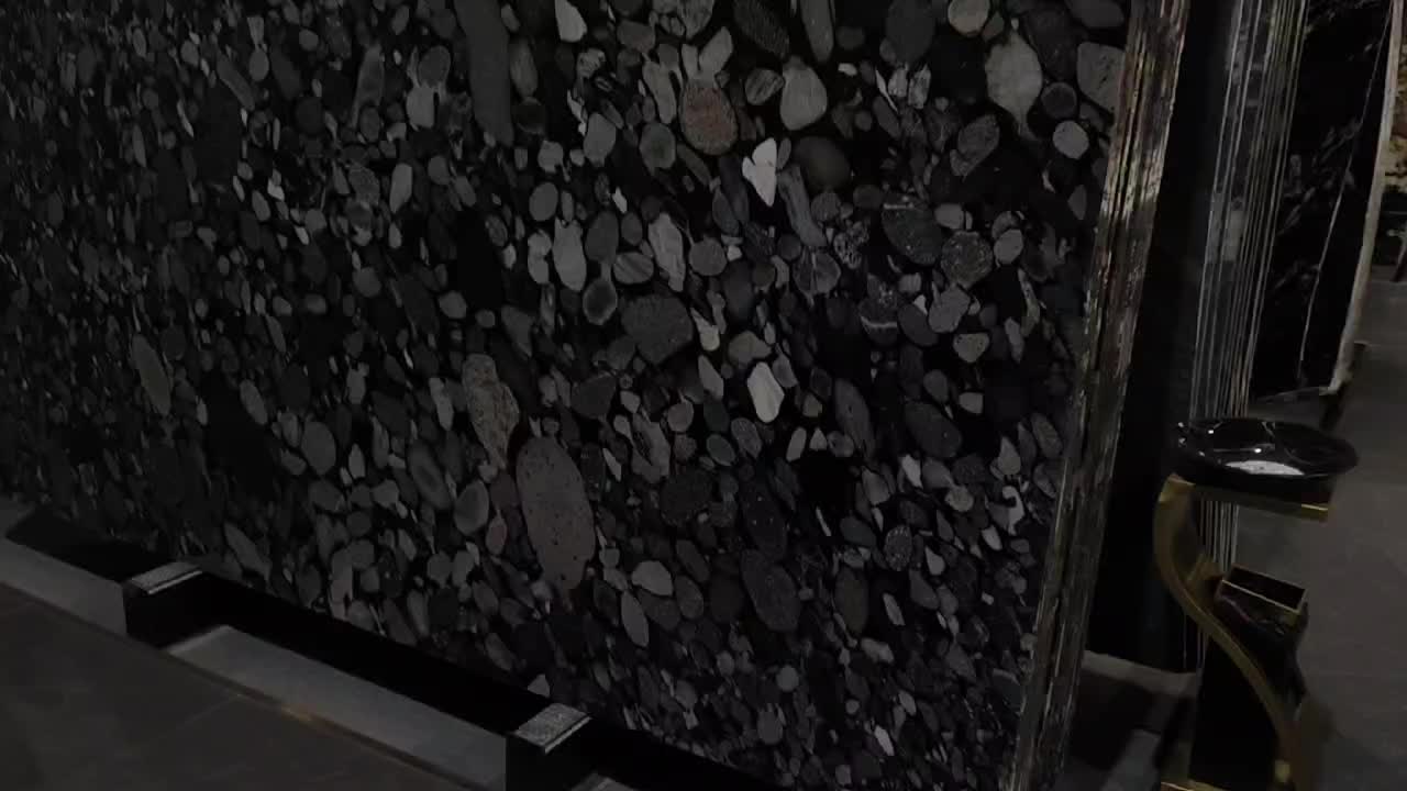 Black Marinace Granite Slabs For Luxury Interior Decoration