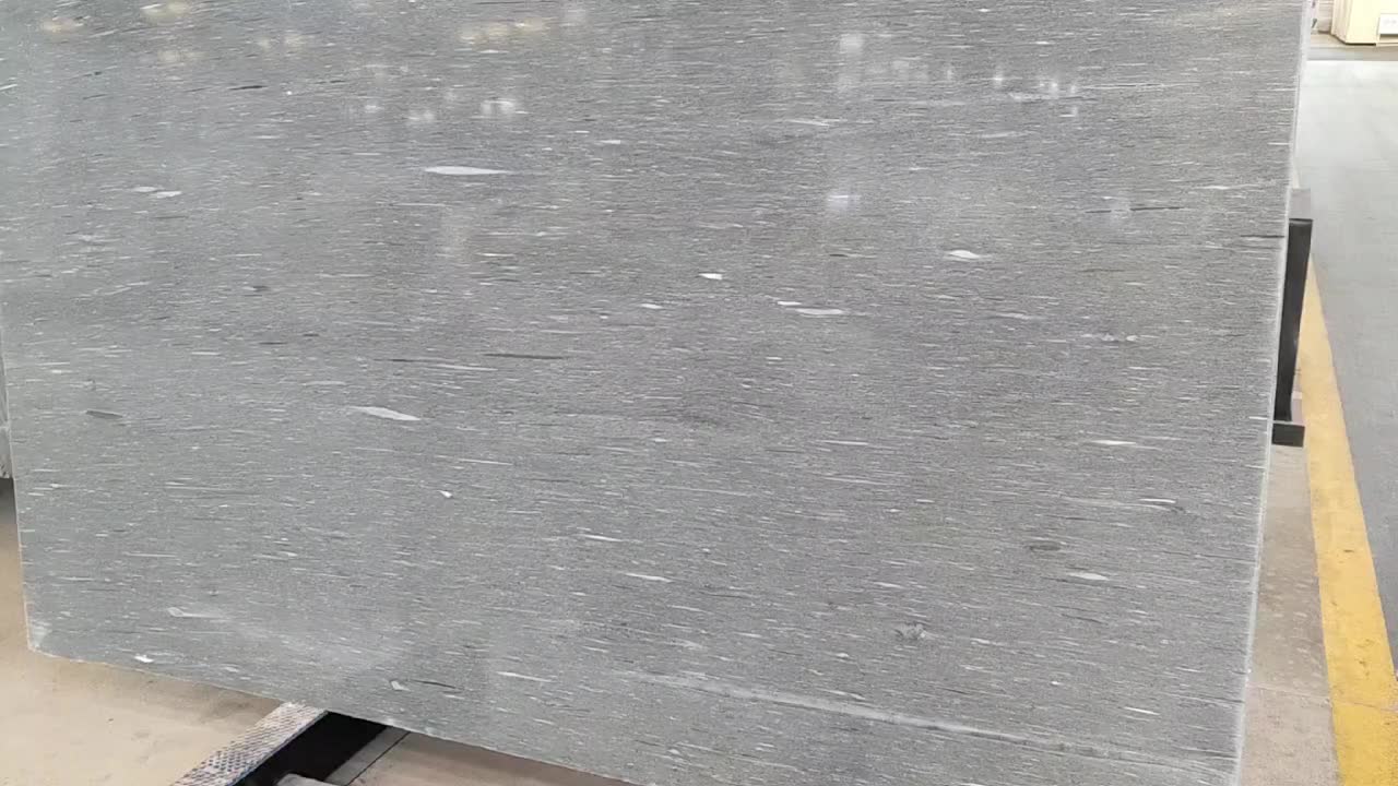 Black Silk Granite Slabs 20Mm Polished Surface