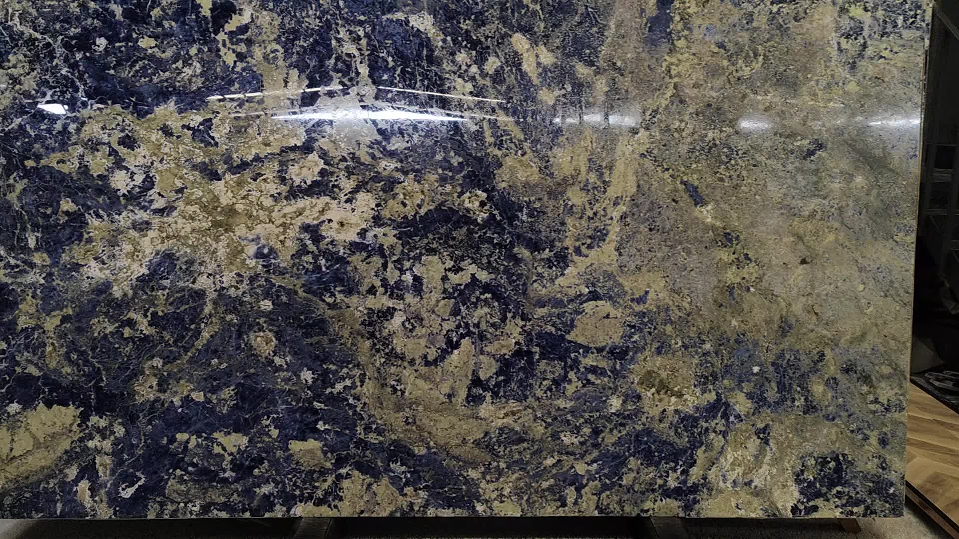 Bolivia Blue Sodalite Slabs Polished Surface 20MM
