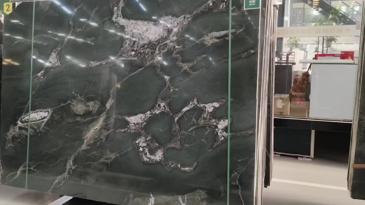 Isola Verde Marble Slabs For Kitchen Countertops