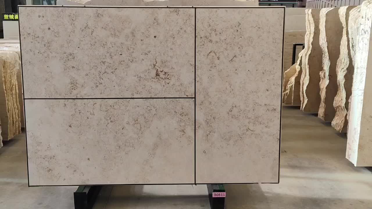 Jura Beige Limestone Slabs Matte Surface 25Mm Thick
