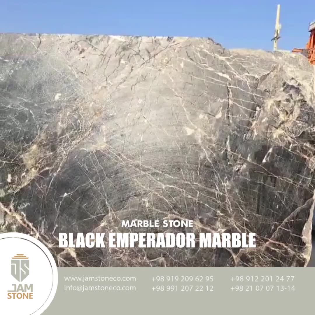 Black Emperador Marble Blocks