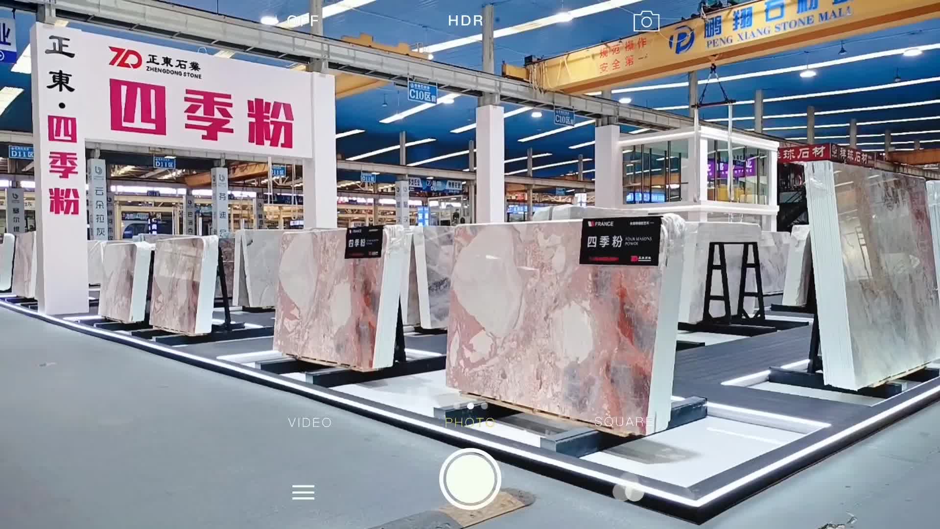 Four Season Pink Marble Slabs