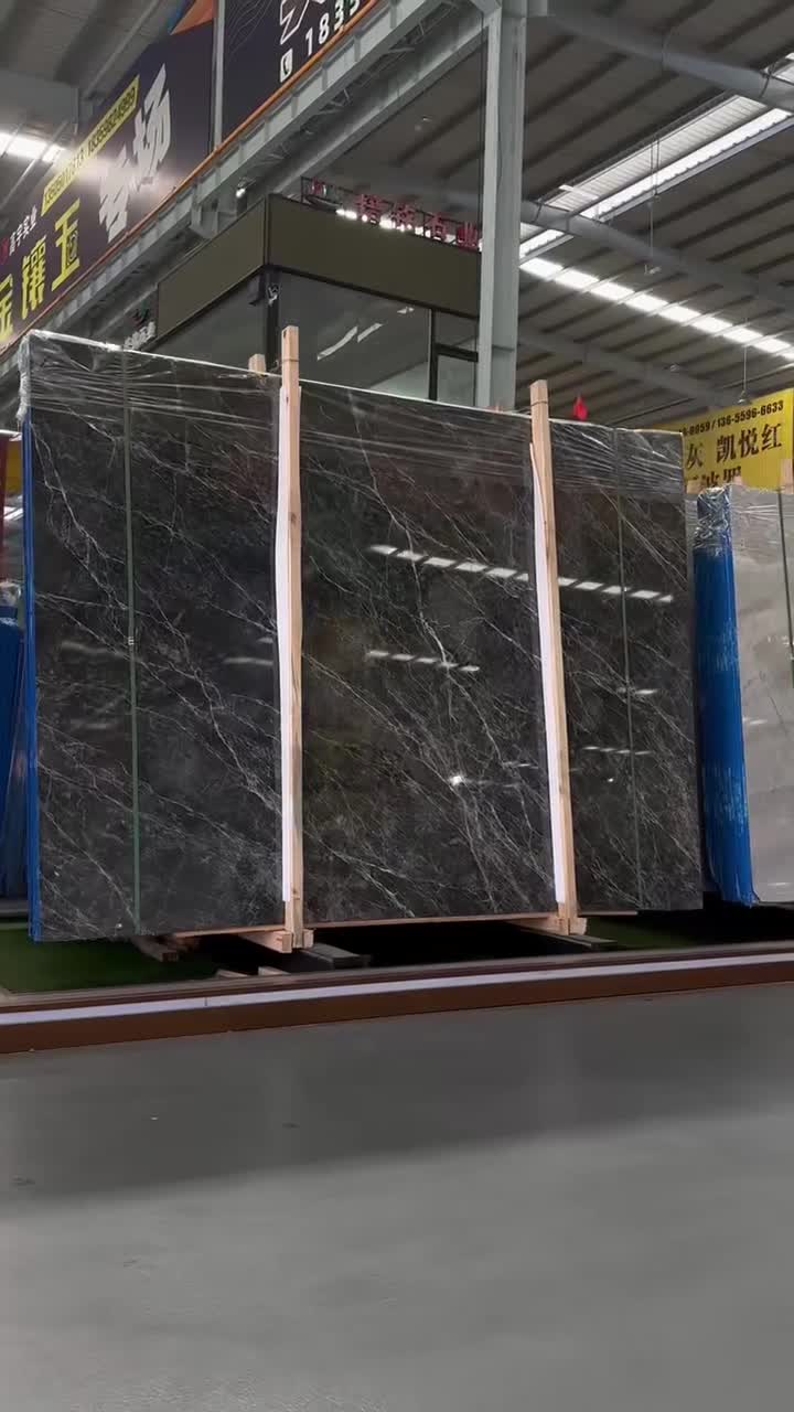 Hermes Grey Marble Slabs