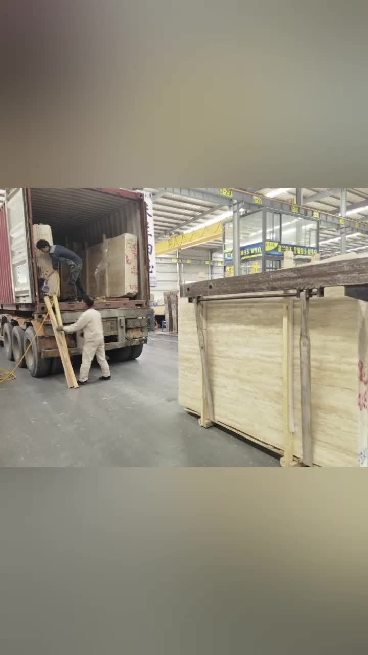 Travertino Romano Bianco  Travertine Slabs
