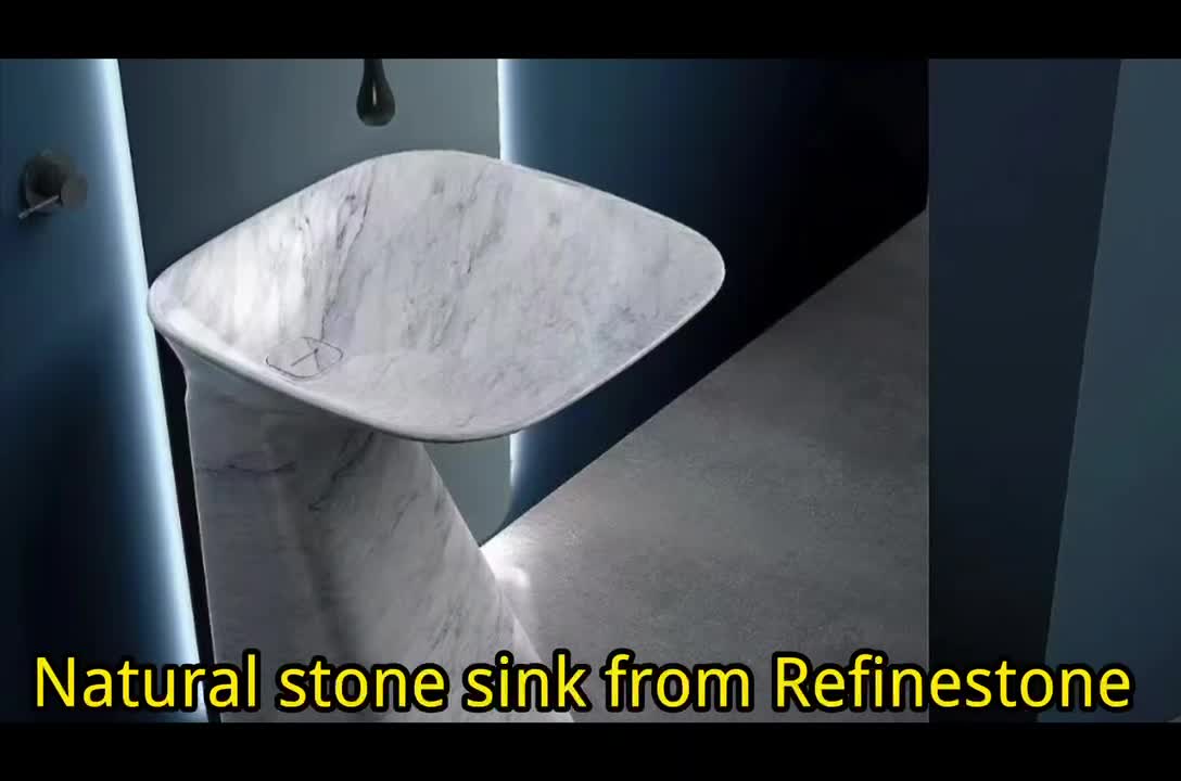 Hot Sale Natural Black Marble Rectangle Basins