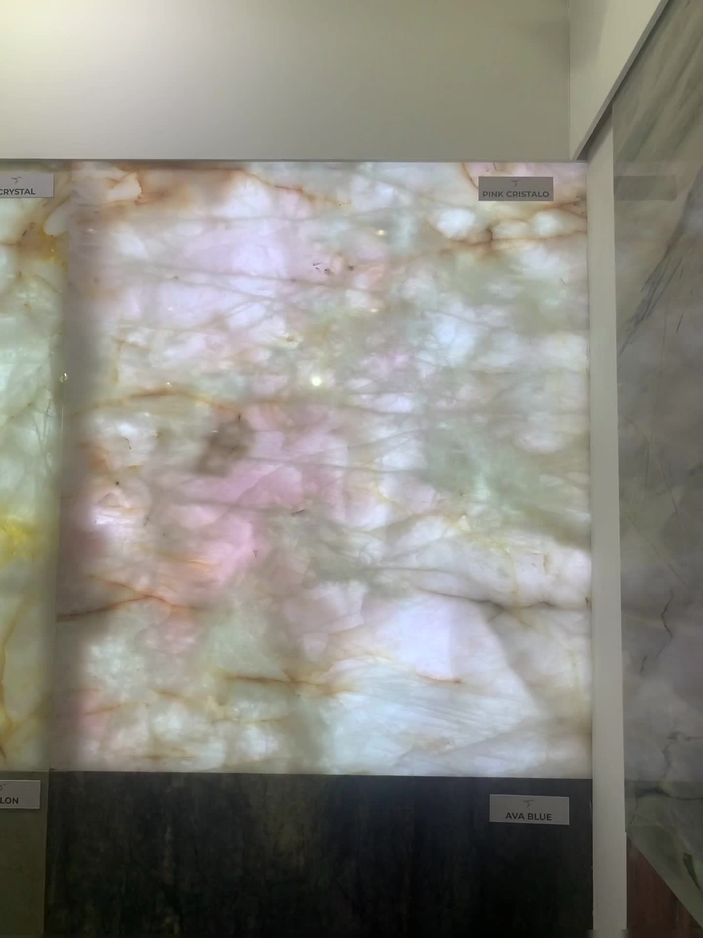 Cristallo Pink Quartzite Slabs