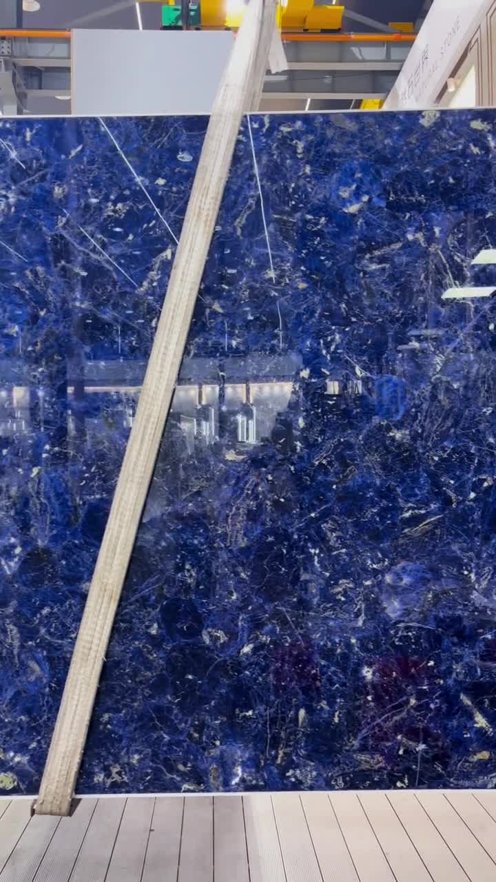Bolivian Blue Sodalite Granite Slabs