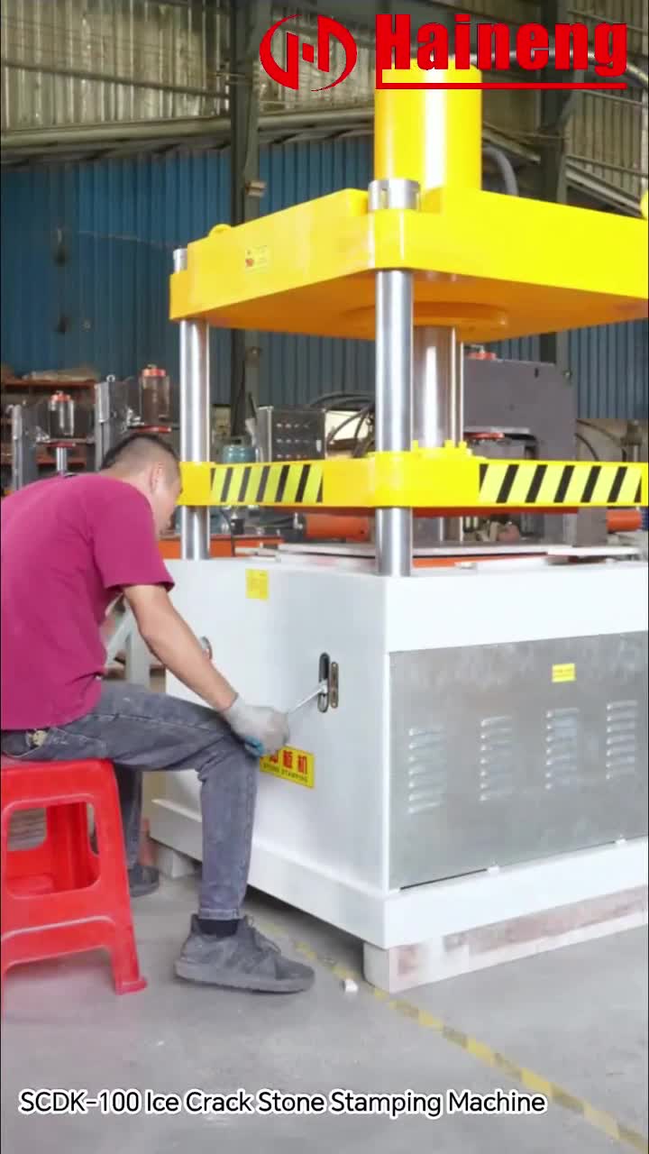 Hydraulic Pressing Stone Stamping Machine