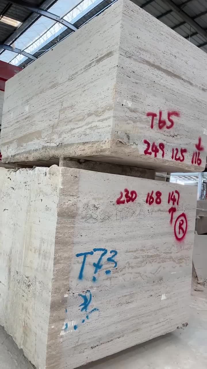 Good Polished Honed Italy Travertino Toscana Silver  Slabs