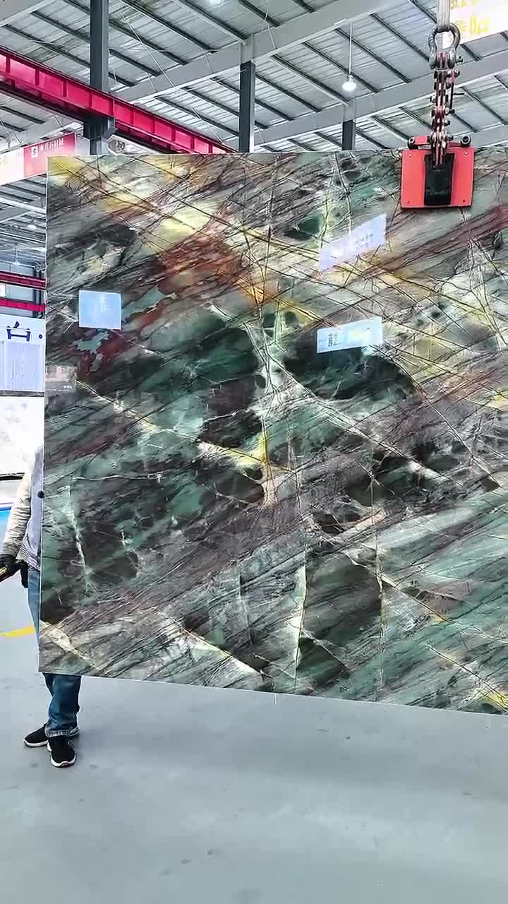 High Quality Emerald Marinace Quartzite Slabs