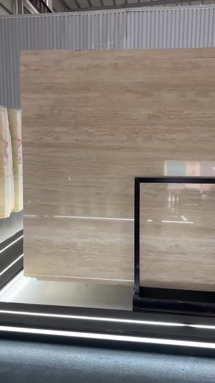 Light Beige Travertine Slabs
