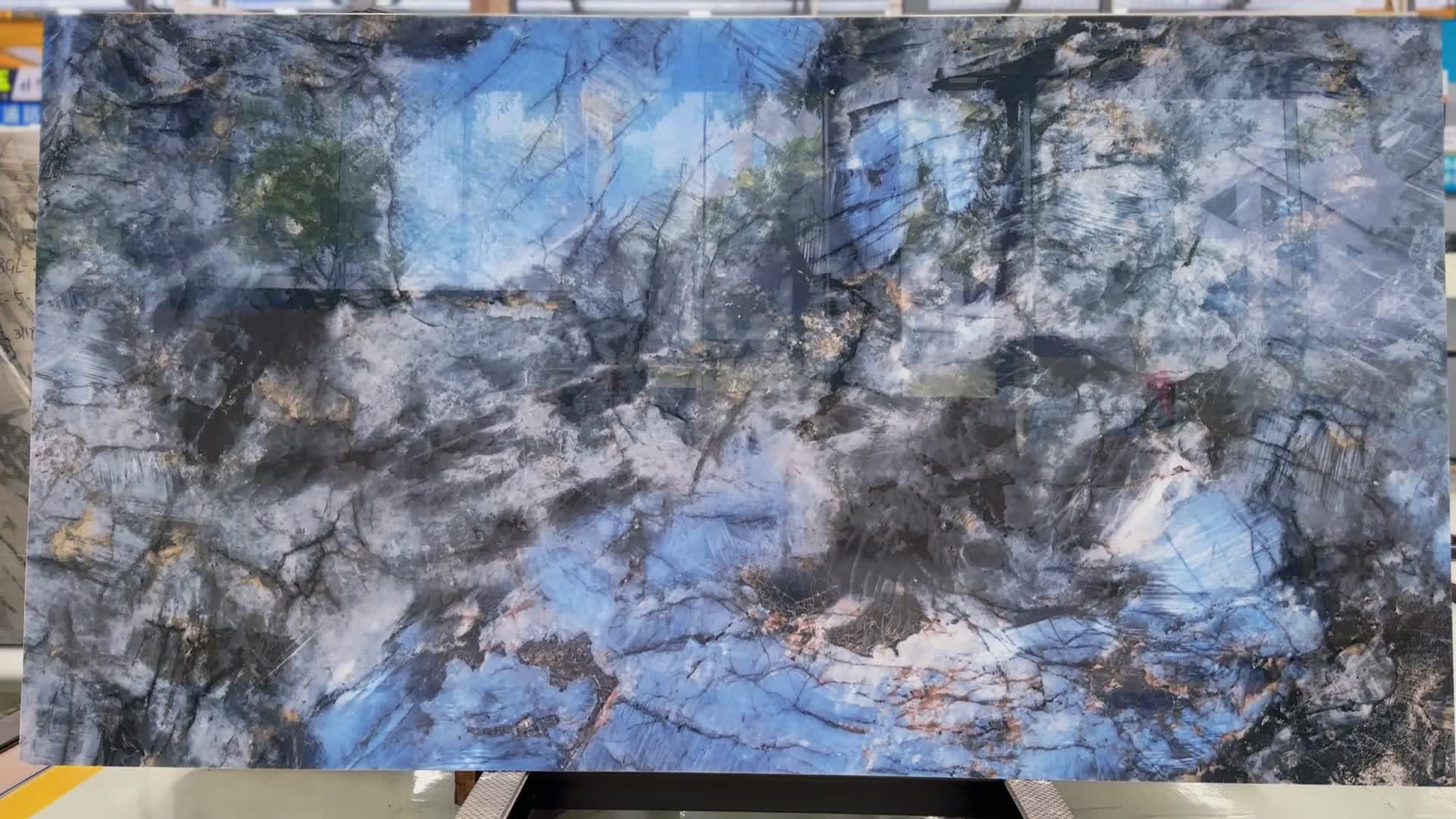 Lemurian Blue Nano Stone Slabs