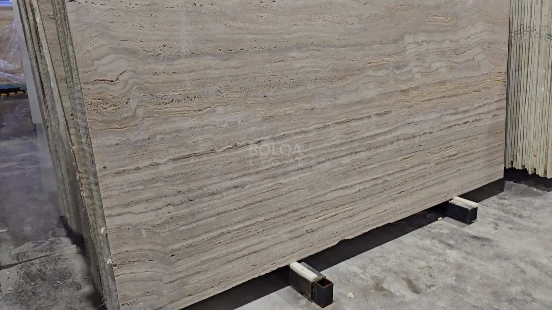 Takab Silver Rhino Travertine Slabs