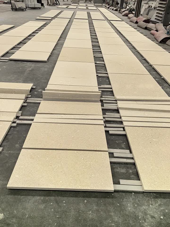 Bianco Avorio Beige Limestone  Wall Tiles