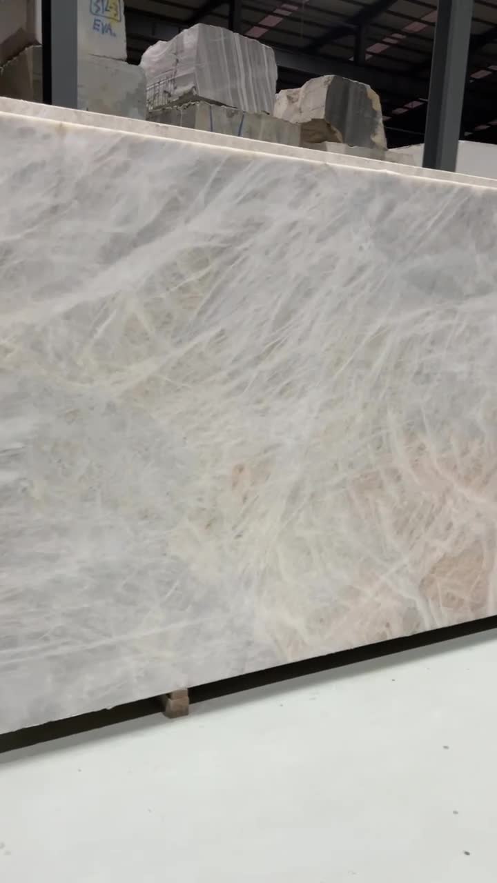 Lumix White Quartzite Slabs