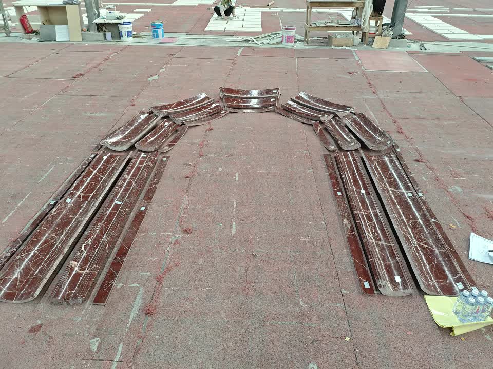 Mandy Red Quartzite Door Frame