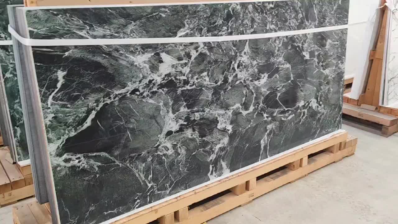 Verde Alpi Sintered Stone Slabs For Interior Flooring