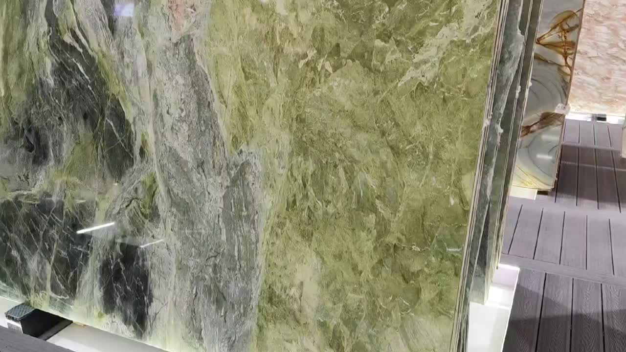Alga Green Quartzite Slabs