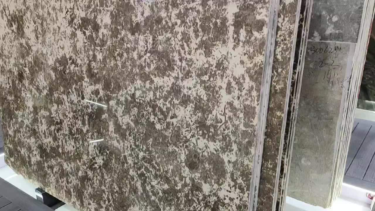 Crystal Emperador  Light Marble Slabs