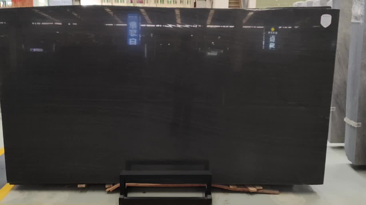 Quicksand Black Granite Slabs