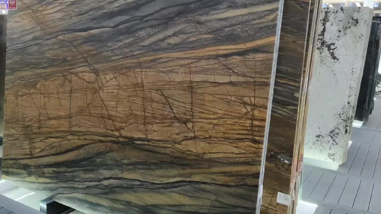 Sandalus Quartzite Slabs Leather Surface