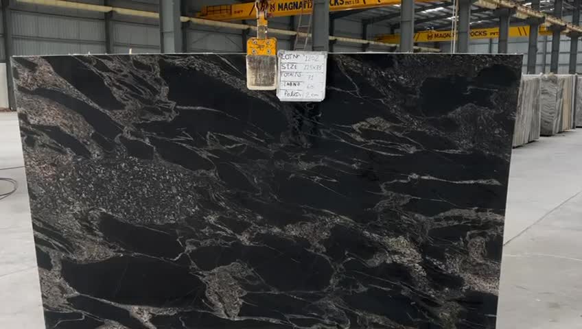 Titanium Black Granite Slabs