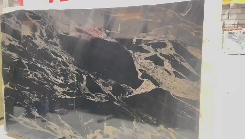 Titanium Matte Black Granite Slabs