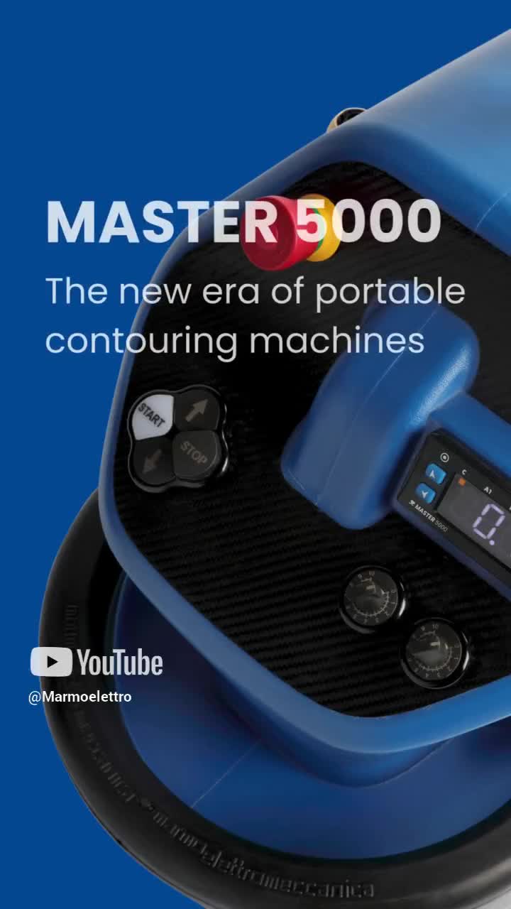 MASTER 5000 Portable Stone Router, Edge Profiling Machine