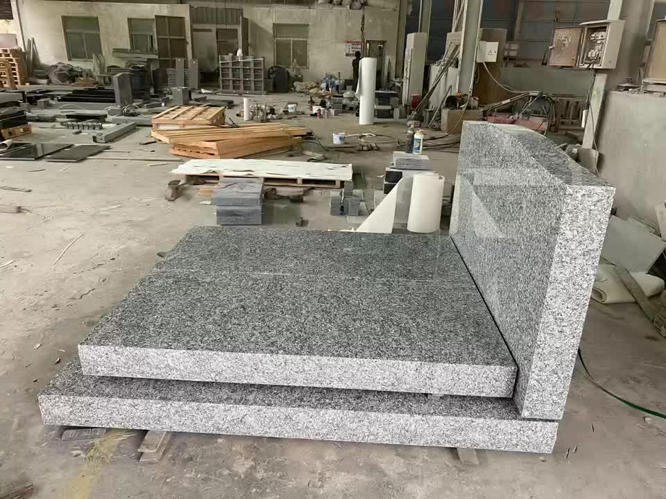 China Bianco Sardo Granite G439 Big Flower Granite Double Monument