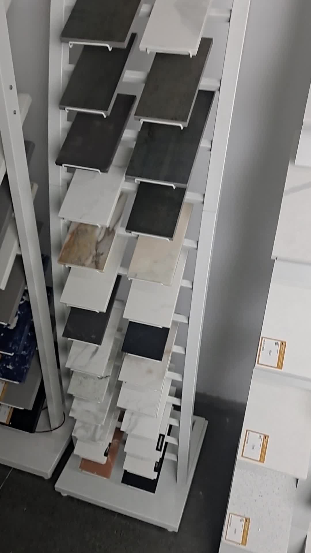 E001 Metal Stone Tile Display Rack