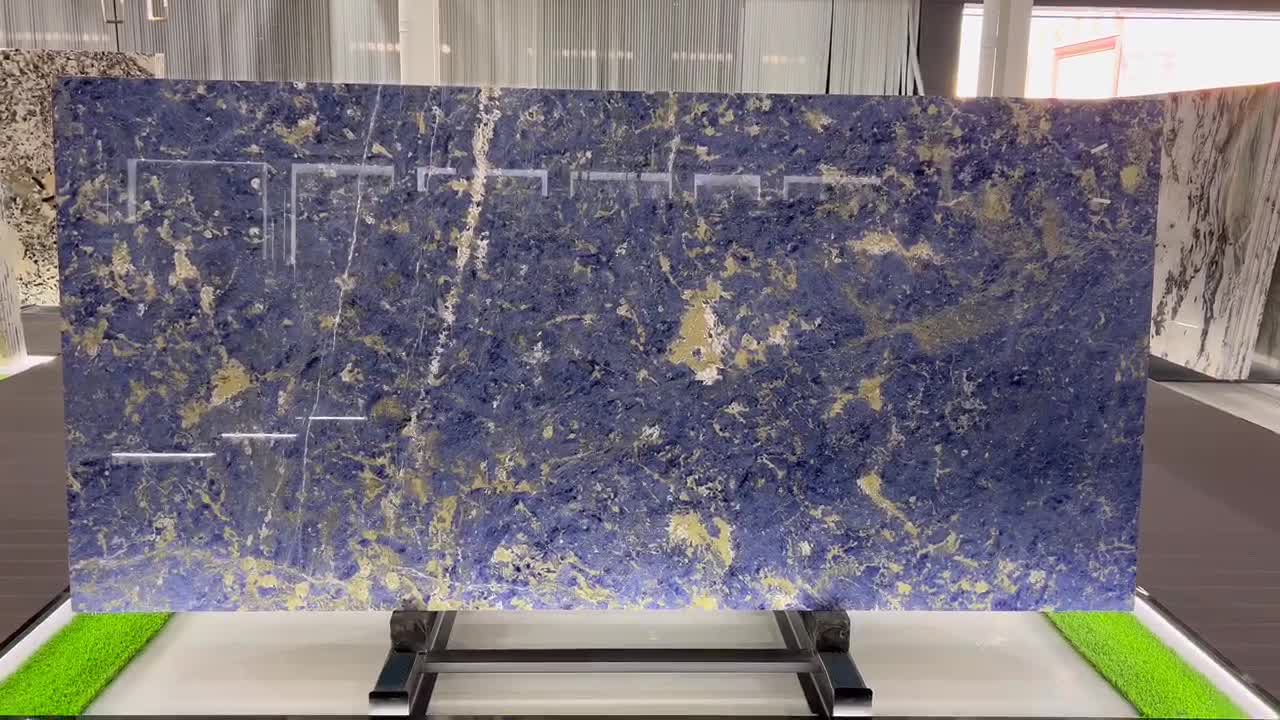 Luxury Bolivian Blue Marble Slabs