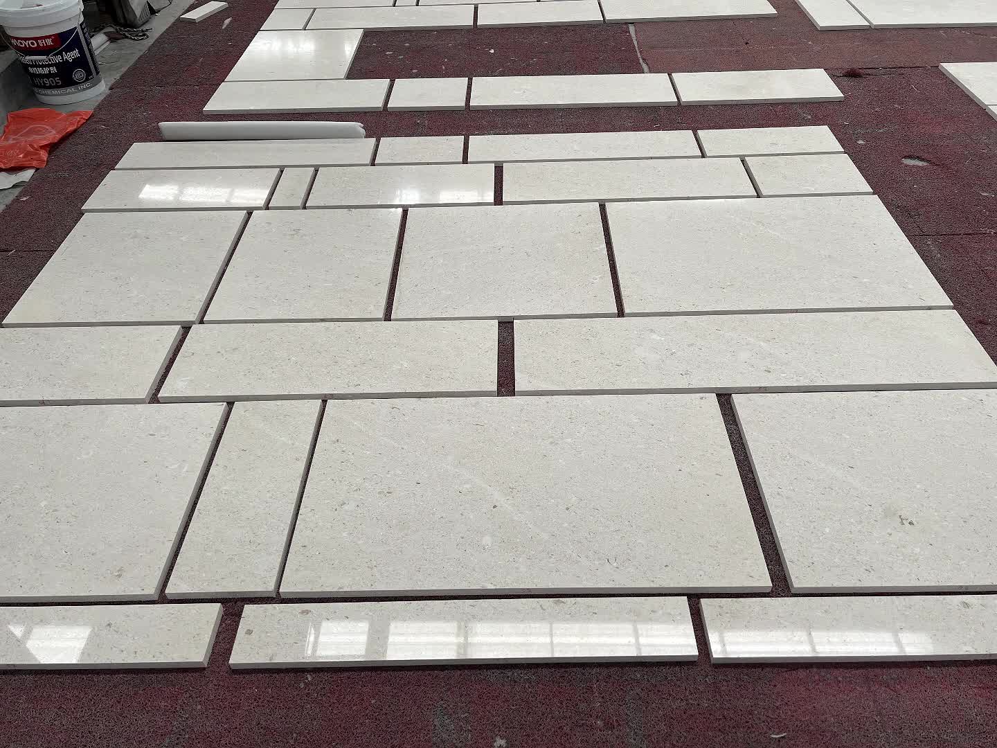 Cream Pearl Marble Project Tiles