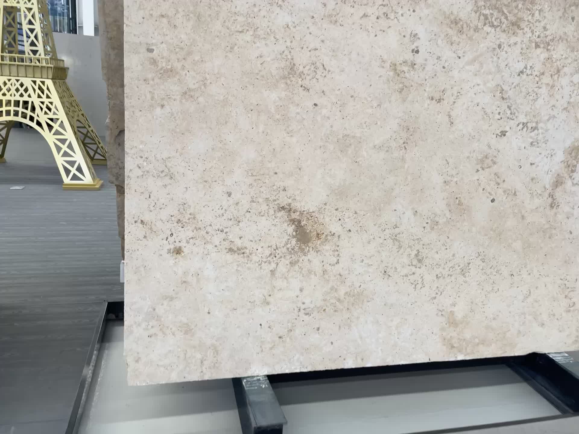 French Limestone Slabs Honed Surface