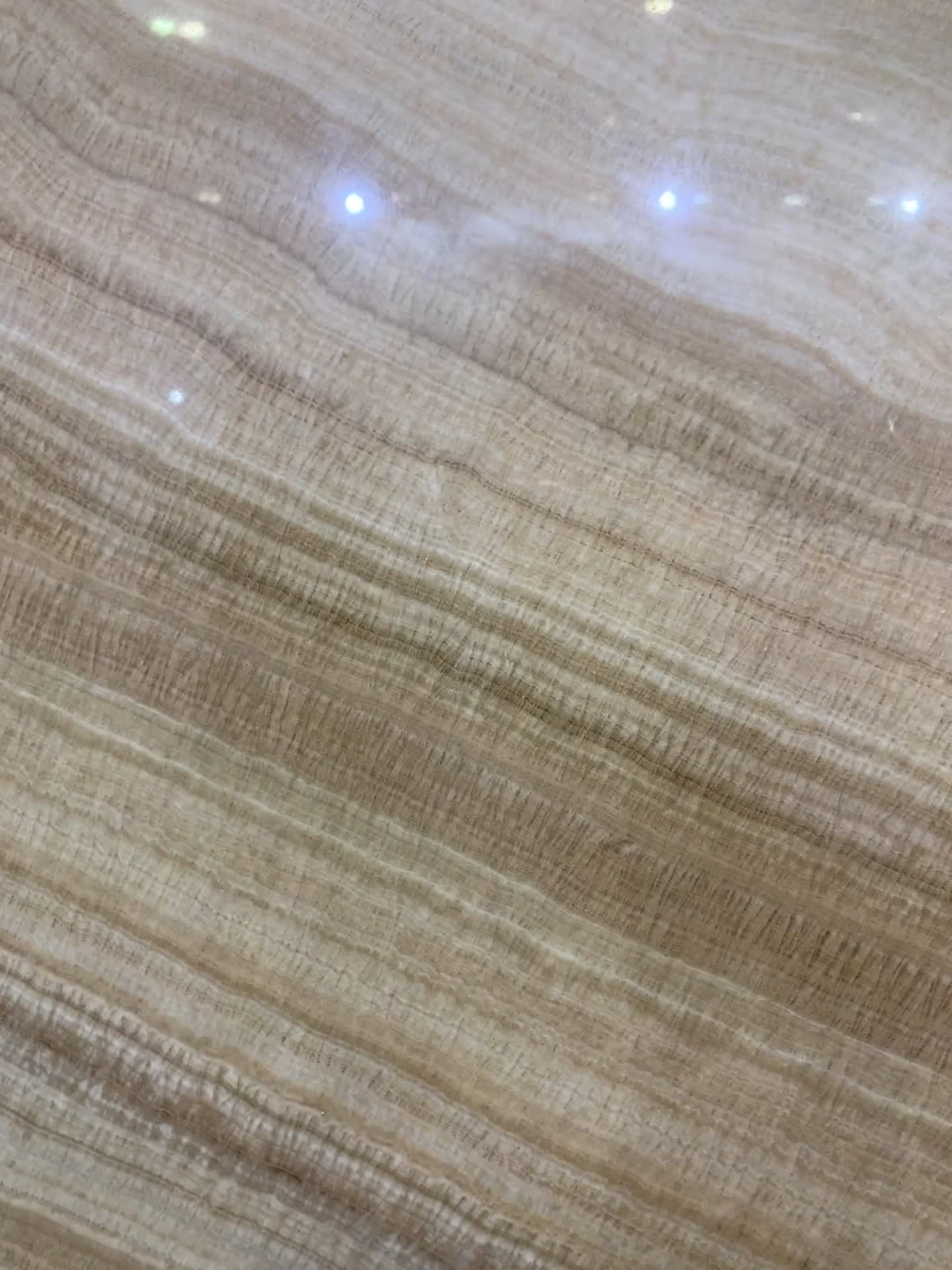 Yellow Wooden Vein Marble Slabs