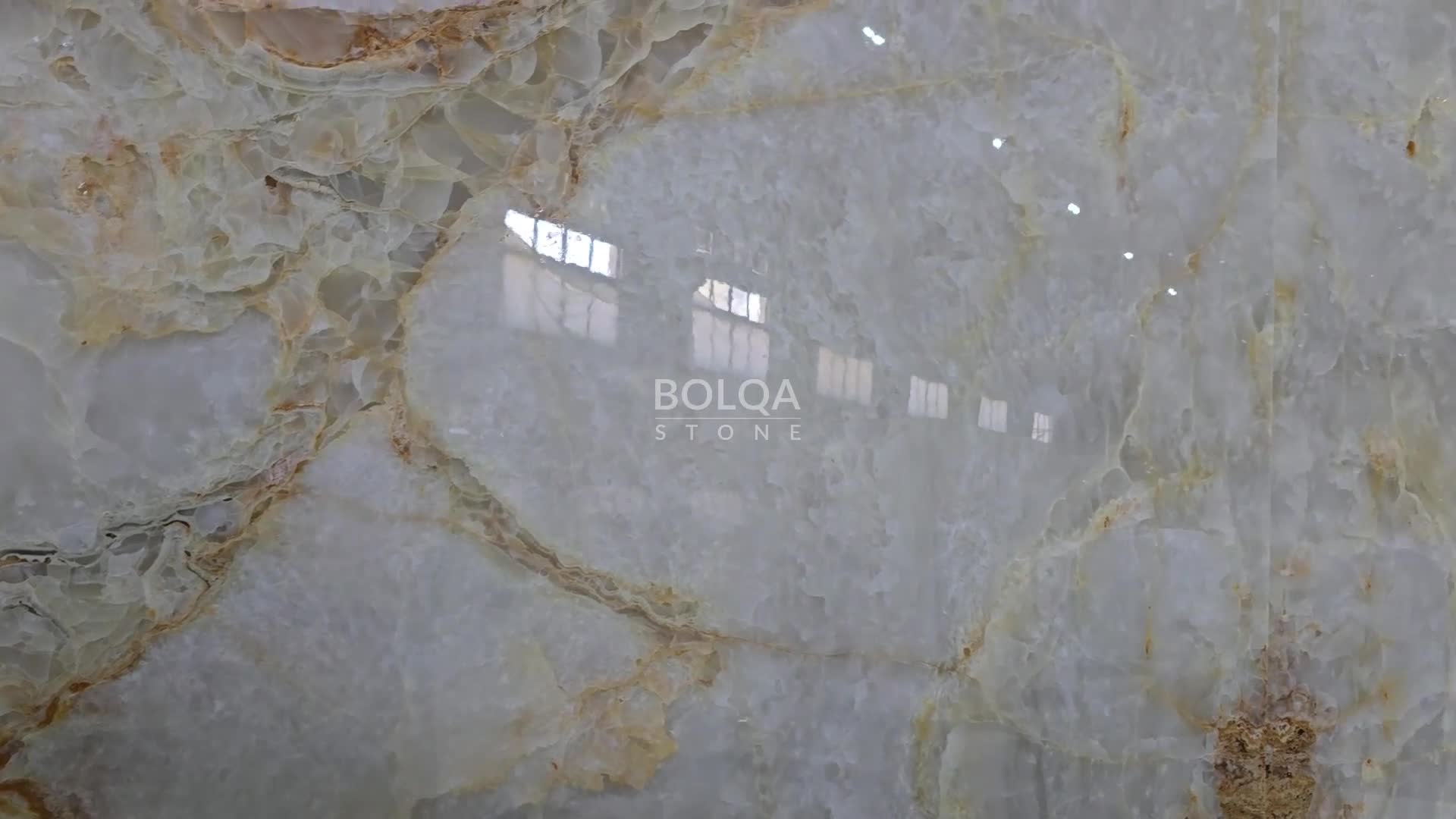 Iran Bonyad Onyx - Saffron White Onyx Slabs