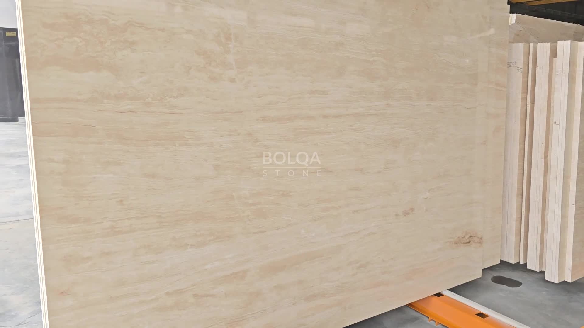 Iran Ivory White Travertine Slabs