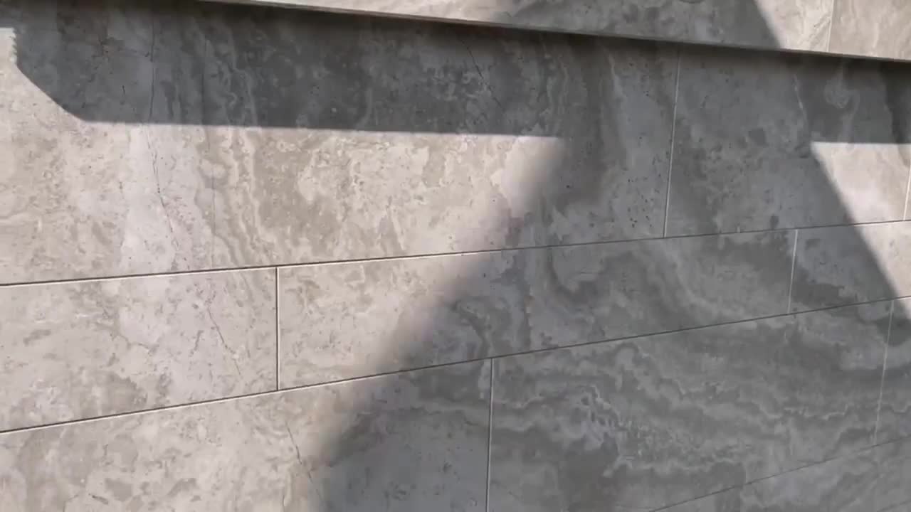 Cross Cut White Wooden Marble Slabs,Exterior Wall And Floor