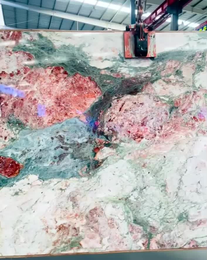 Four Season Pink Polished 2Cm Marble Tiles