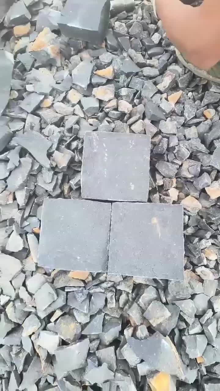 Zhangpu Black Basalt Natural Surface Kerbstone